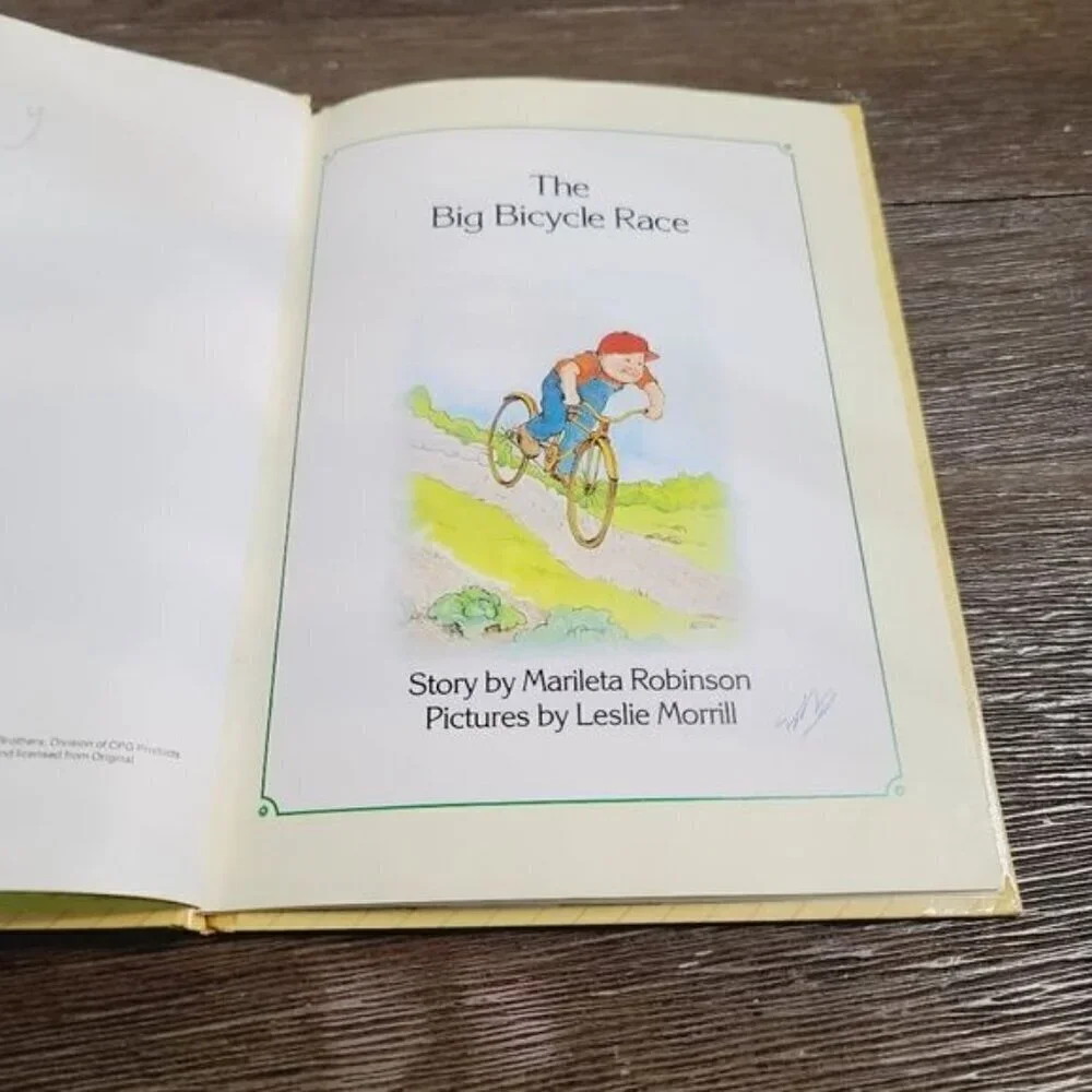 Vintage 80s 1984 Cabbage Patch Kids The Bicycle Race Children's Picture Book